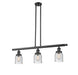 Innovations - 213-BK-G54 - Three Light Island Pendant - Franklin Restoration - Matte Black