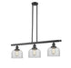 Innovations - 213-BK-G72 - Three Light Island Pendant - Franklin Restoration - Matte Black