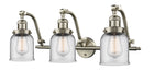 Innovations - 515-3W-SN-G52 - Three Light Bath Vanity - Franklin Restoration - Brushed Satin Nickel