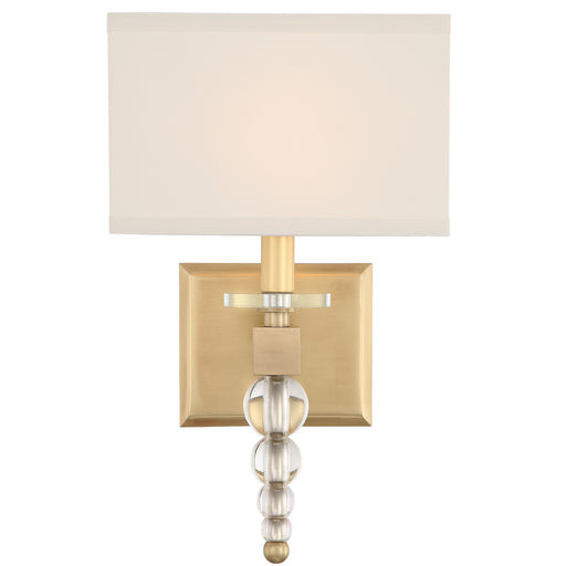 Crystorama - CLO-8892-AG - One Light Wall Mount - Clover - Aged Brass