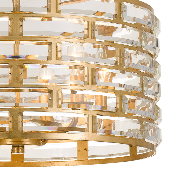 Meridian Chandelier-Mid. Chandeliers-Crystorama-Lighting Design Store