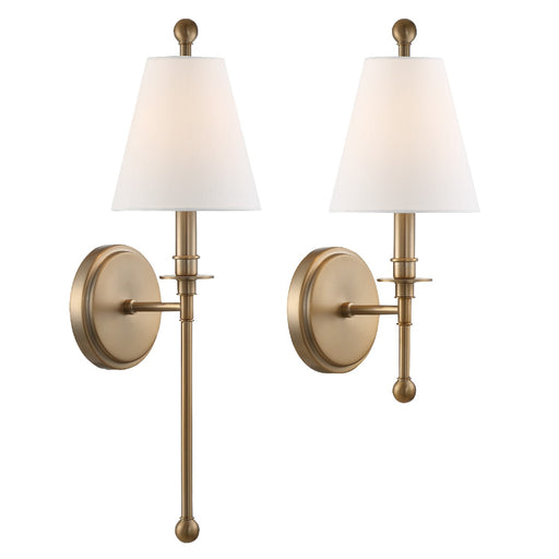 Crystorama - RIV-382-AG - One Light Wall Mount - Riverdale - Aged Brass