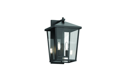 DVI Lighting - DVP30091BK-CL - Two Light Outdoor Wall Sconce - Laurentian Outdoor - Black with Clear Glass