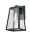 DVI Lighting - DVP30770BK-CL - One Light Outdoor Wall Sconce - Moraine Outdoor - Black with Clear Glass
