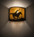 Meyda Tiffany - 163132 - One Light Wall Sconce - Cowboy - Mahogany Bronze