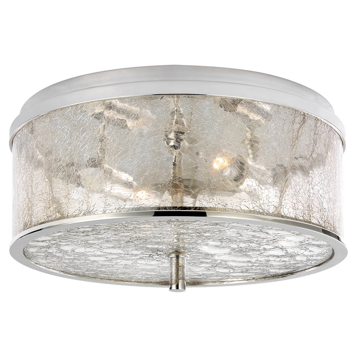 Visual Comfort - KW 4202PN-CRG - Two Light Flush Mount - Liaison - Polished Nickel