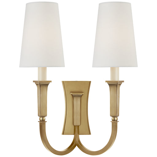 Visual Comfort - TOB 2273HAB-L - Two Light Wall Sconce - Delphia - Hand-Rubbed Antique Brass