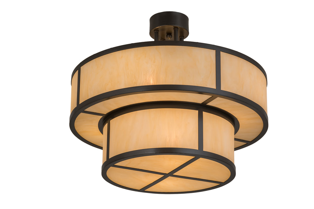 Meyda Tiffany - 170881 - Six Light Pendant - Jayne - Timeless Bronze