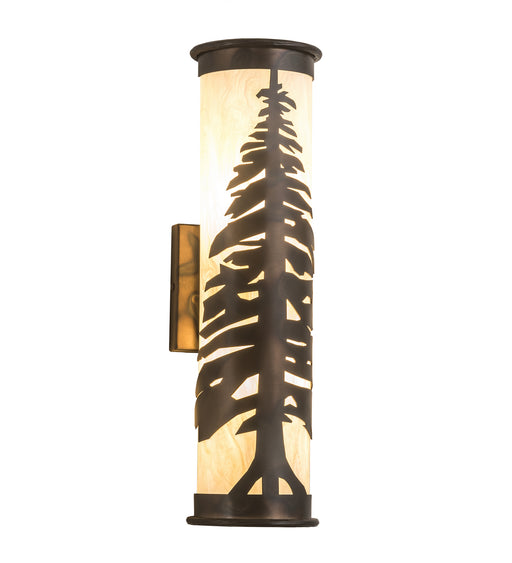 Meyda Tiffany - 190060 - Two Light Wall Sconce - Pine Tree - Antique Copper