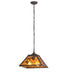 Meyda Tiffany - 197901 - Two Light Pendant - Whispering Pines - Oil Rubbed Bronze