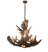 Meyda Tiffany - 200438 - Ten Light Chandelier - Antlers - Antique Copper
