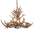 Meyda Tiffany - 200456 - Eight Light Chandelier - Antlers - Antique Copper