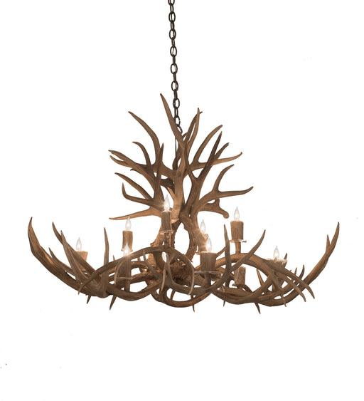 Meyda Tiffany - 200459 - Ten Light Chandelier - Antlers - Antique Copper