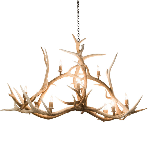 Meyda Tiffany - 200467 - Ten Light Chandelier - Antlers - Antique Copper
