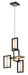 Troy Lighting - F6184-TBZ/SS - Four Light Pendant - Enigma - Bronze With Polished Stainless