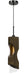 Cal Lighting - FX-3669-1P - One Light Pendant - Zamora - Smoky Wood