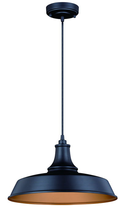 Vaxcel - T0373 - One Light Outdoor Pendant - Dorado - Dark Bronze/Light Gold