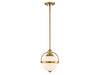 Savoy House - 7-3100-1-322 - One Light Pendant - Westbourne - Warm Brass