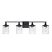 Capital Lighting - 128841MB-451 - Four Light Vanity - Colton - Matte Black