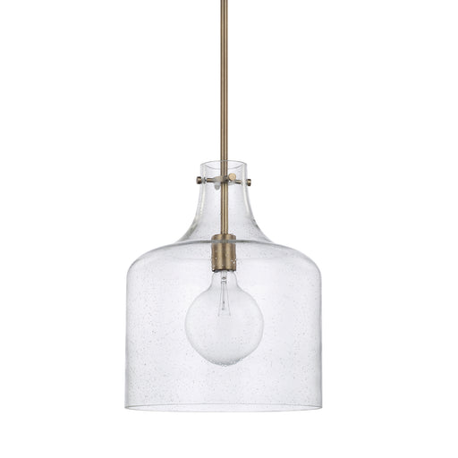 Capital Lighting - 325712AD - One Light Pendant - Independent - Aged Brass