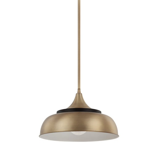 Capital Lighting - 325713BX - One Light Pendant - Independent - Brass and Onyx