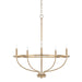 Capital Lighting - 428551AD - Five Light Chandelier - Greyson - Aged Brass