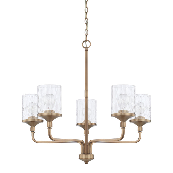 Capital Lighting - 428851AD-451 - Five Light Chandelier - Colton - Aged Brass