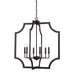 Capital Lighting - 526161BI - Six Light Foyer Pendant - Independent - Black Iron