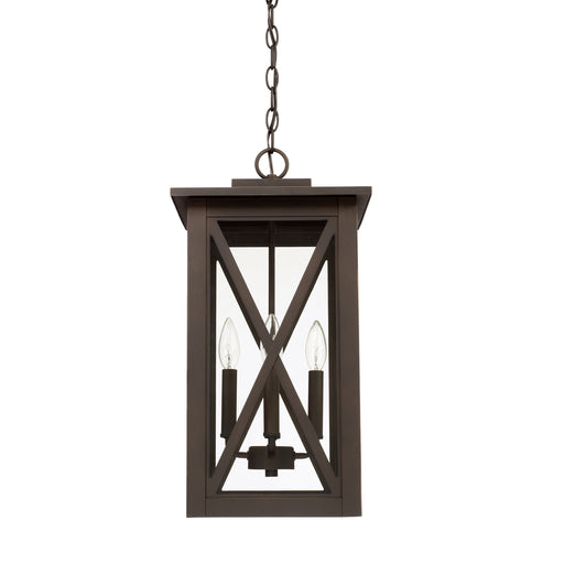 Capital Lighting - 926642OZ - Four Light Outdoor Hanging Lantern - Avondale - Oiled Bronze