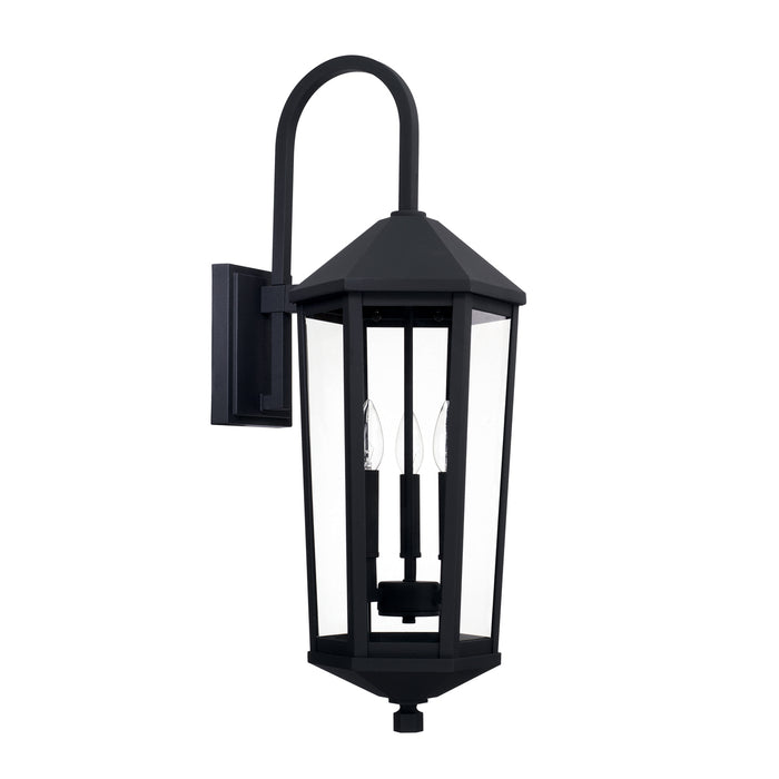 Capital Lighting - 926931BK - Three Light Outdoor Wall Lantern - Ellsworth - Black