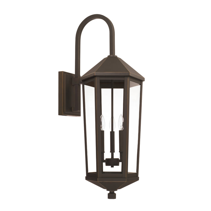 Capital Lighting - 926932OZ - Three Light Outdoor Wall Lantern - Ellsworth - Oiled Bronze