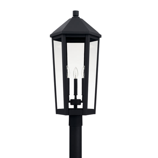 Capital Lighting - 926934BK - Three Light Outdoor Post Lantern - Ellsworth - Black