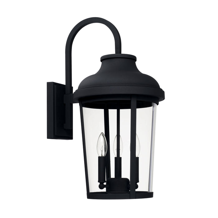 Capital Lighting - 927031BK - Three Light Outdoor Wall Lantern - Dunbar - Black
