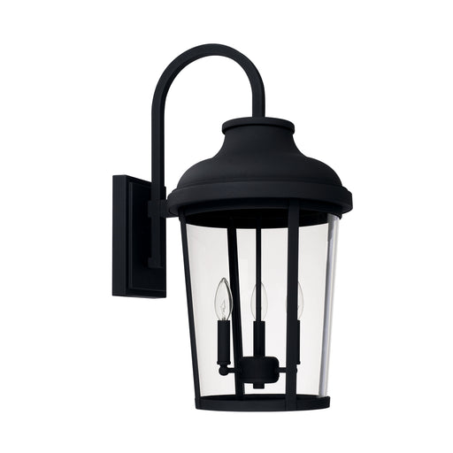 Capital Lighting - 927032BK - Three Light Outdoor Wall Lantern - Dunbar - Black