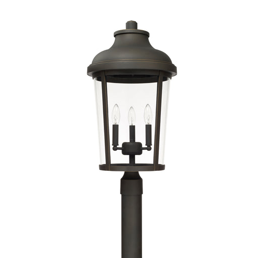 Capital Lighting - 927034OZ - Three Light Outdoor Post Lantern - Dunbar - Oiled Bronze