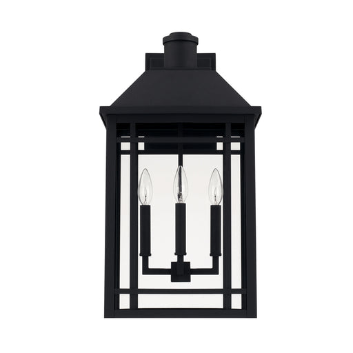 Capital Lighting - 927131BK - Three Light Outdoor Wall Lantern - Braden - Black