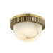 Hudson Valley - 1430-AGB - LED Flush Mount - Ainsley - Aged Brass