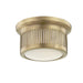 Hudson Valley - 1440-AGB - LED Flush Mount - Bangor - Aged Brass