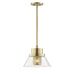 Hudson Valley - 4031-AGB - One Light Pendant - Paoli - Aged Brass