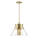 Hudson Valley - 4032-AGB - One Light Pendant - Paoli - Aged Brass