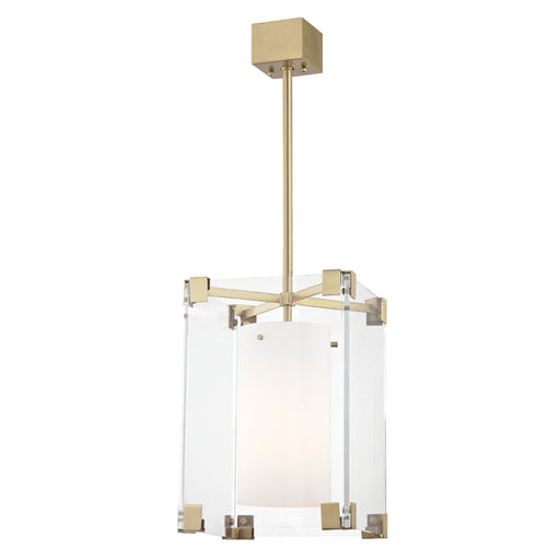 Hudson Valley - 4125-AGB - One Light Pendant - Achilles - Aged Brass