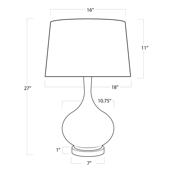 Ivory Table Lamp-Lamps-Regina Andrew-Lighting Design Store