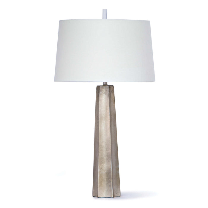 Regina Andrew - 13-1278AMBSL - One Light Table Lamp - Celine - Ambered Silver Leaf
