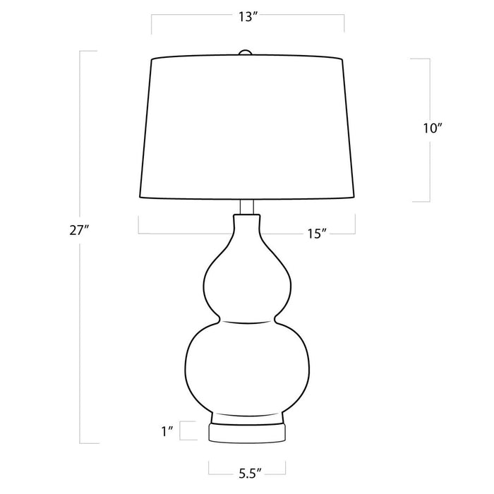 Regina Andrew - 13-1279NAV - One Light Table Lamp - Madison - Blue