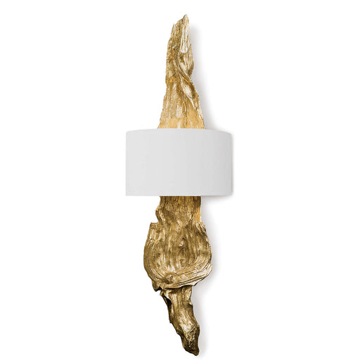 Regina Andrew - 15-1011AGL - Two Light Wall Sconce - Driftwood - Antique Gold Leaf