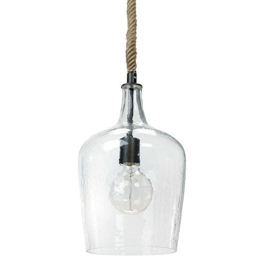Regina Andrew - 16-1030 - One Light Pendant - Hammered - Clear