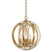 Regina Andrew - 16-1095GL - Three Light Pendant - Ofelia - Gold Leaf