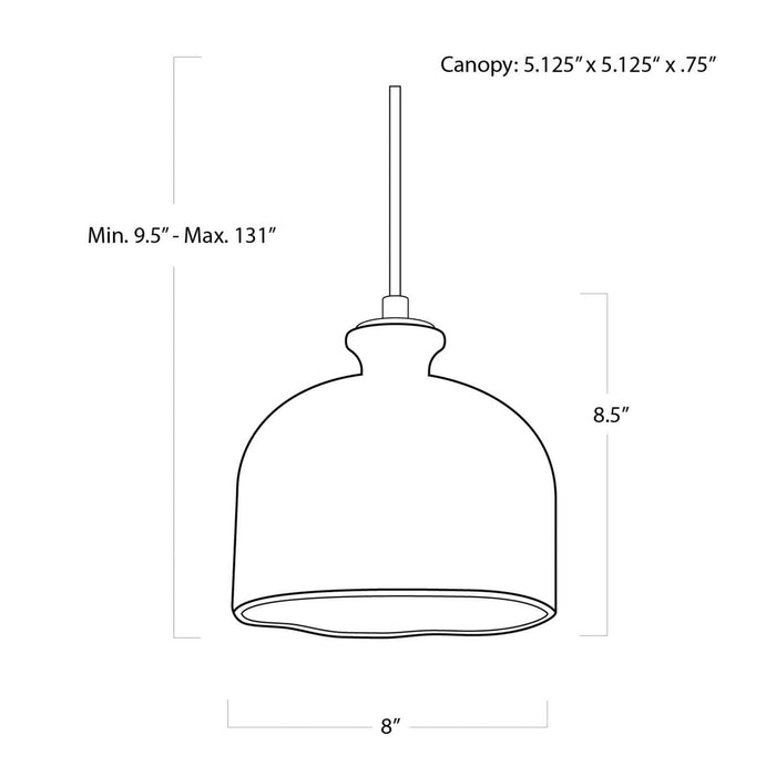 Bianca Pendant-Mini Pendants-Regina Andrew-Lighting Design Store