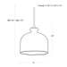 Bianca Pendant-Mini Pendants-Regina Andrew-Lighting Design Store