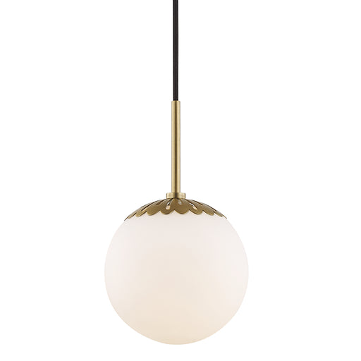 Mitzi - H193701S-AGB - One Light Pendant - Paige - Aged Brass